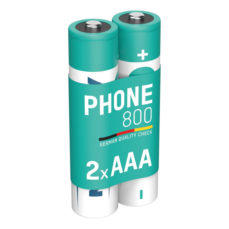 Ansmann - Akku Micro DECT-Telefon 5035332 (VE2) NiMH AAA 800mAh − 12 Packung