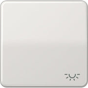 Jung - Abdeckung/Bedienelement für Installationsschalterprogramme Wippe Symbol LICHT lgr CD 590 L LG für Taster