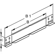 Rico - Verbinder für Kabeltragsystem Abschlußverbinder 161W18-100-V