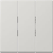 Jung - Abdeckung/Bedienelement für Installationsschalterprogramme Wippe 3-fach LS 993 BF LG für Schalter+Taster