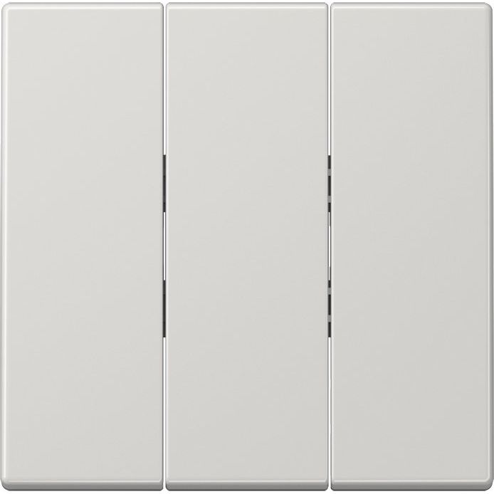 Jung - Abdeckung/Bedienelement für Installationsschalterprogramme Wippe 3-fach LS 993 BF LG für Schalter+Taster