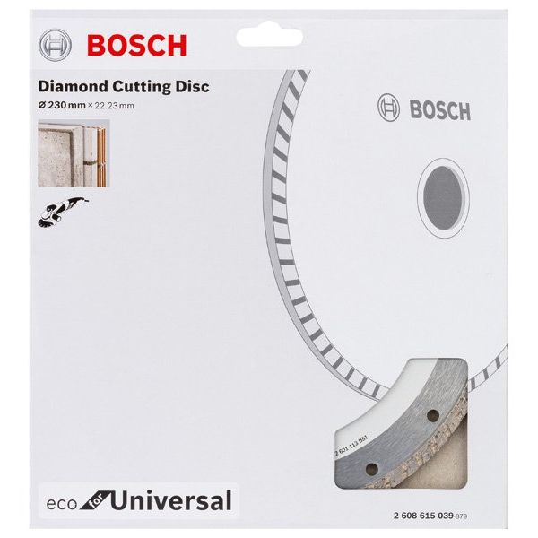 Bosch - Trenn-/Schleifscheibe Diamanttrennscheibe Turbo 2608615039 Eco For Universal