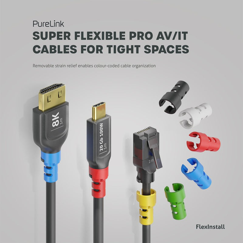 PureLink - PC-Kabel USB-C>C Kabel 2m FI-U400-020 FlexInstall