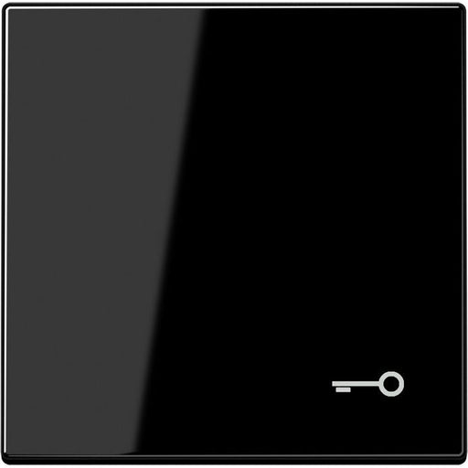 Jung - Abdeckung/Bedienelement für Installationsschalterprogramme Wippe Symbol TÜR sw LS 990 T SW für Taster