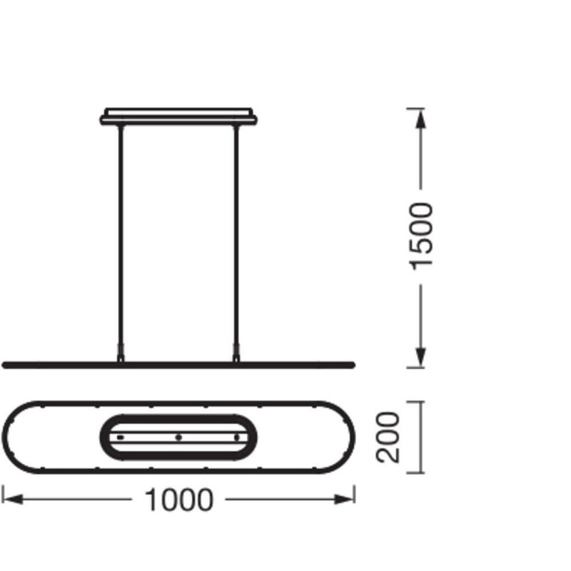 Ledvance - Pendelleuchte LED-Pendelleuchte Offic #4058075848887 940, sw