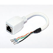 TCS Tür Control - Zubehör/Ersatzteile für Türkommunikation RJ45-Kabelpeitsche Cat 5e ZIX1402-0000 für IP-Geräte