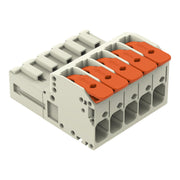 WAGO GmbH & Co. KG - Ein- und mehrpolige Klemmenleiste 1-Leiter-Stiftleiste 831-1205 Push-inCAGECLAMP,lgr − 24 Stück