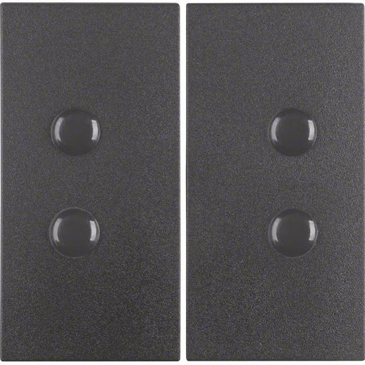 Berker - Abdeckung/Bedienelement für Installationsschalterprogramme Wippen 15711606 B.1/B.3/B.7 Glas
