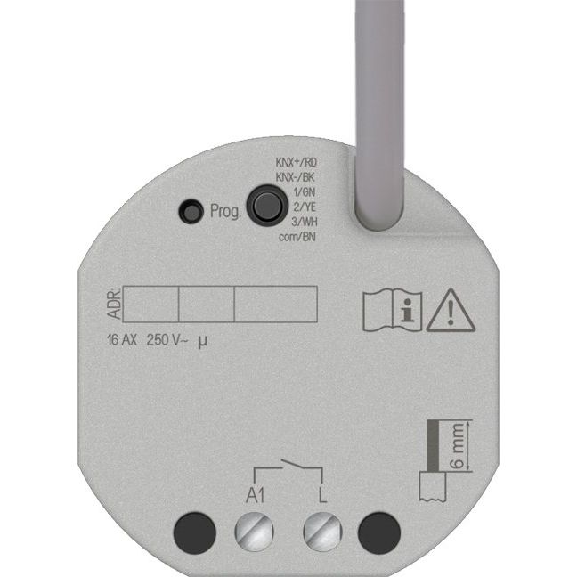 Jung - Bussystem-Schaltaktor KNX-Schaltaktor 1-fach 23001 1S U UP-Secure