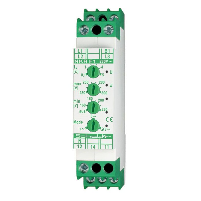 Schalk - Spannungsüberwachungsgerät Netz-Überwachungs-Relais NKR F1 m.Drehf. 3x230/400V