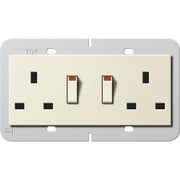 Gira - Steckdose Doppelsteckdose 13A 278301 abschaltbar cws