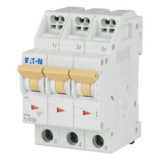 Eaton - Leitungsschutzschalter PLI-C13/3 C 13A, 3p Steckkl