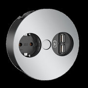 Bachmann - Multi-Tischsteckdose Steckdose TWIST 931.033 1xCEE7/3 1xUSB Charg