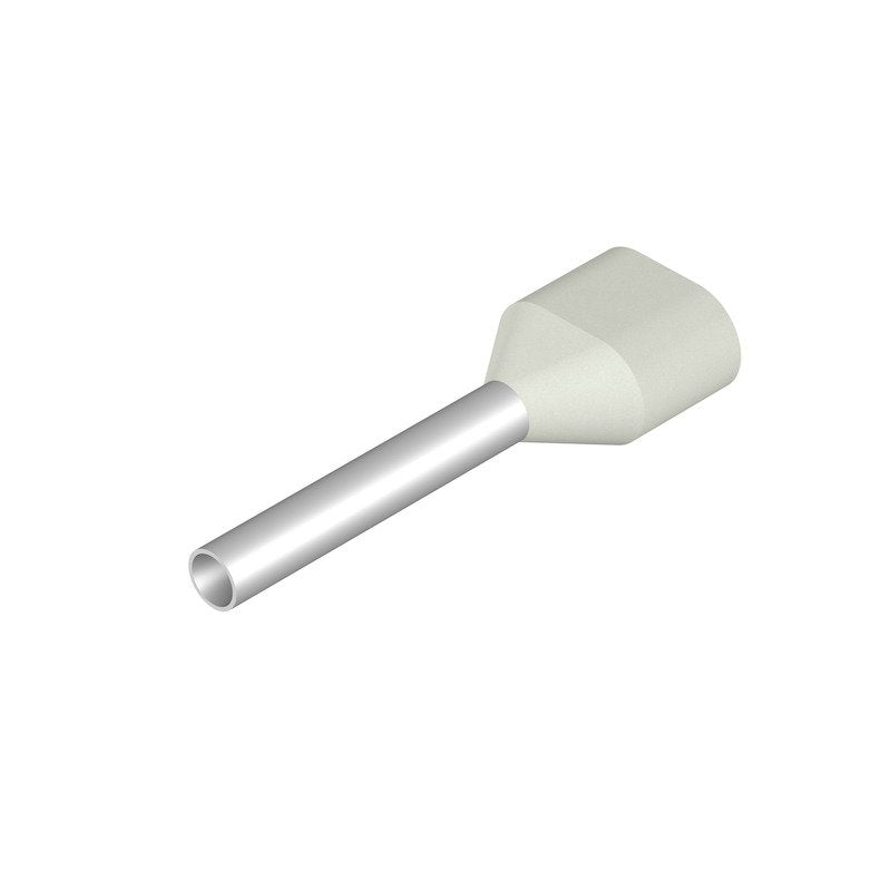 Weidmüller - Aderendhülse H0,75/19S ZH W Zwillings-0.75 mm² − 500 Stück