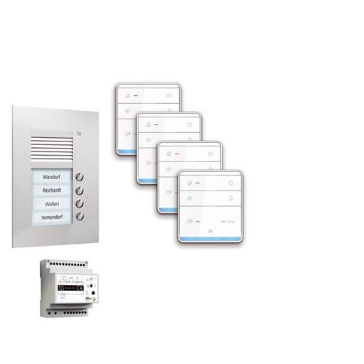 TCS Tür Control - Türsprech-Set pre:pack Audio UP 4WE PPUF04-EN/01 m.Außenstation PUK