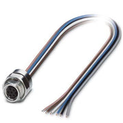 Phoenix Contact - Rundsteckverbinder, feldkonfektionierbar (Industriesteckverbinder) Einbausteckverbinder SACC-DSI-M #1453465 6-polig M8 − 1 Stück