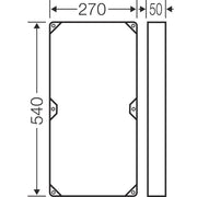 Hensel - Komponente für den Ausbau (Schaltschrank) Zwischenrahmen FP ZR 30 für Geh. Gr. 3