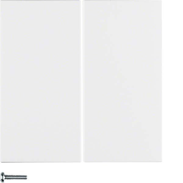 Berker - Bedienelement intelligent Taste 2fach 85142188 polarweiß matt