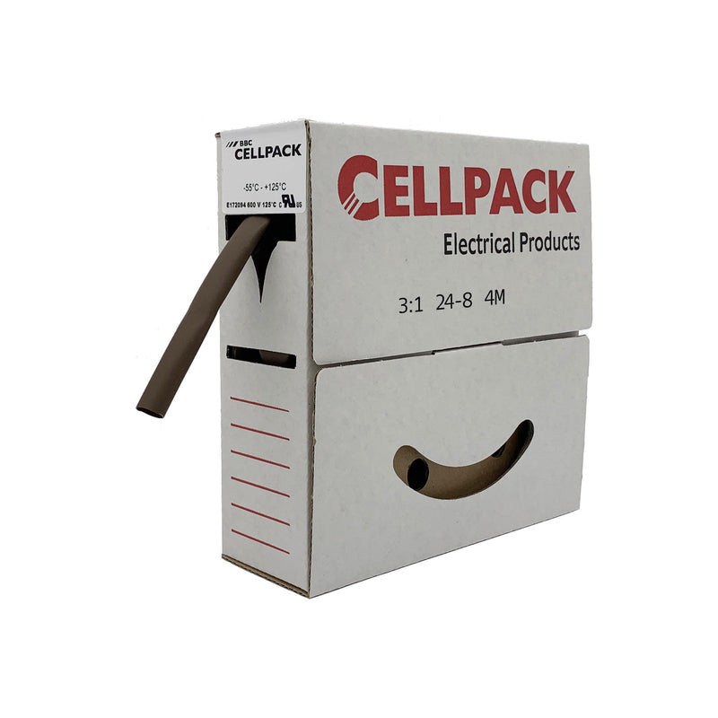 Cellpack - Schrumpfschlauch Schrumpfschlauch-Abrollbox SB/24-8/braun/4m 24-8mm/L:4m,braun