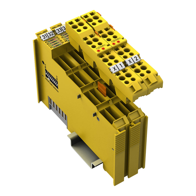 WAGO - Feldbus, Dez. Peripherie - Digitales Ein-/Ausgangs-Modul Elektronikeinheit 753-667/000-004 DC 24 V,2A