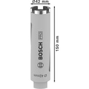 Bosch - Bohrkrone PRO Trockenbohrkrone, 42 x 2608587317 150 mm, G 1/2 Zoll