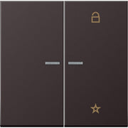 Jung - Bedienelement intelligent eNet Funk-Steuertaste FM AL 1701 D 2fach, dark