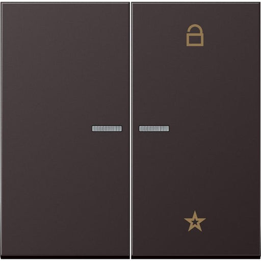 Jung - Bedienelement intelligent eNet Funk-Steuertaste FM AL 1701 D 2fach, dark