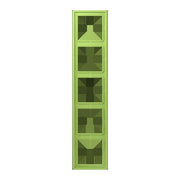 Jung - Abdeckrahmen Rahmen 5-fach LC 985 221 vert clair