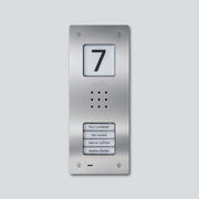 Siedle&Söhne - Türstation für Türkommunikation Audio-Türstation CAU 850-4-0 E Edelstahl gebürstet