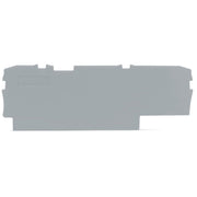 WAGO - Abschluss- und Zwischenplatte für Reihenklemme Abschlussplatte 1mm 2002-1591 1mm dick,grau − 25 Stück