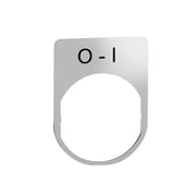 Schneider Electric - Tastenplatte für Befehls- und Meldegeräte Schildträger 30x40mm ZBYM2178 − 10 Stück