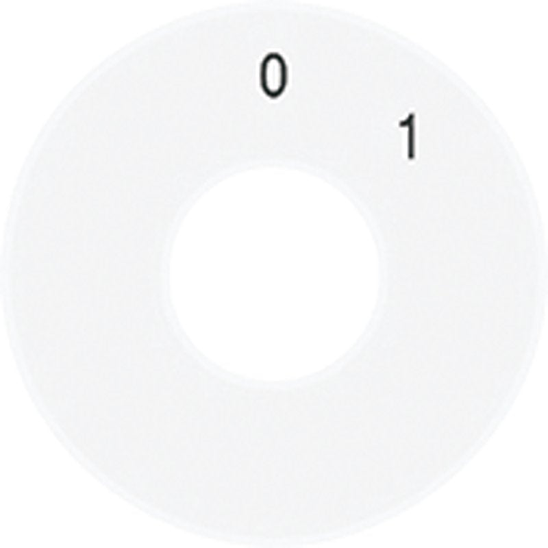 Jung - Zubehör/Ersatzteile für Installationsschalterprogramme Skalenscheibe SKS 1101-20 WW für Drehschalter