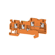 Weidmüller - Initiator/Aktor-Reihenklemme Klemme AIO21 1.5 SO-PE OR PUSH IN, 1.5 mm² − 100 Stück
