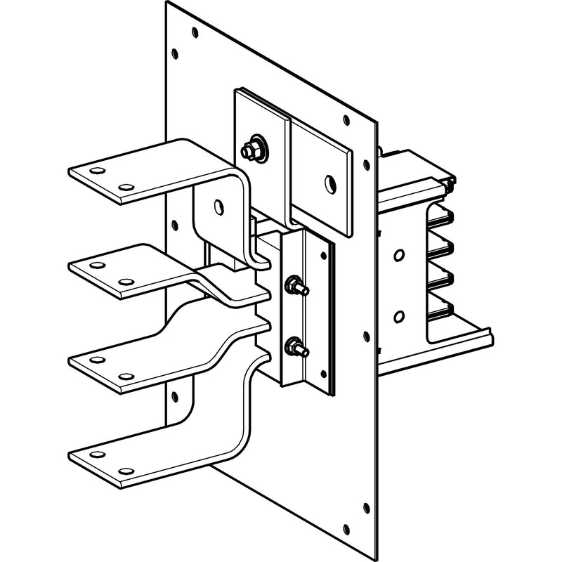 Schneider Electric - Einspeisekasten für Schienenverteiler Flanschspeisung KSA630AE4 630A