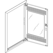 ABN - Tür/Bedientableau (Schaltschrank) Blendrahmen mit Mediatür GBRU26TM für UP-VT,2x6-reihig