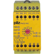Pilz - Gerät zur Überwachung von sicherheitsgerichteten Stromkreisen Not-Aus-Schaltgerät PNOZ XV2 #774502 3/24VDC 2n/o 2n/o t