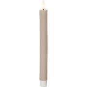 Star Trading - Festbeleuchtung LED-Wachskerze 2er-Set 061-64 2x25cm, beige − 20 Stück