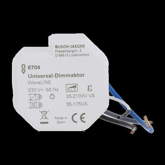 Busch-Jaeger - Dimmer Dimmaktor WaveLINE 6704 weiß