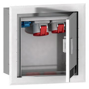 Bals Elektrotech - CEE-Steckdosen-Kombination (IEC 60309) Unterputz-Gehäuse 560509 aus Edelstahl V2A