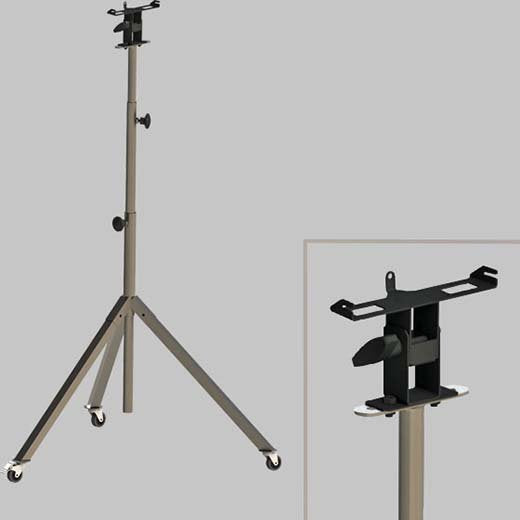 Sonlux - Mechanisches Zubehör/Ersatzteile für Leuchten Stativ Standard 95-0106-0001 m.Rollen AL mini