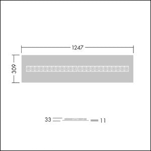 Thorn - Decken-/Wandleuchte LED-Einbauleuchte OMEGA M #96637032 840