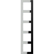 Jung - Abdeckrahmen Glasrahmen 5-fach si/vers AC 585 GL SI waage/senkrecht