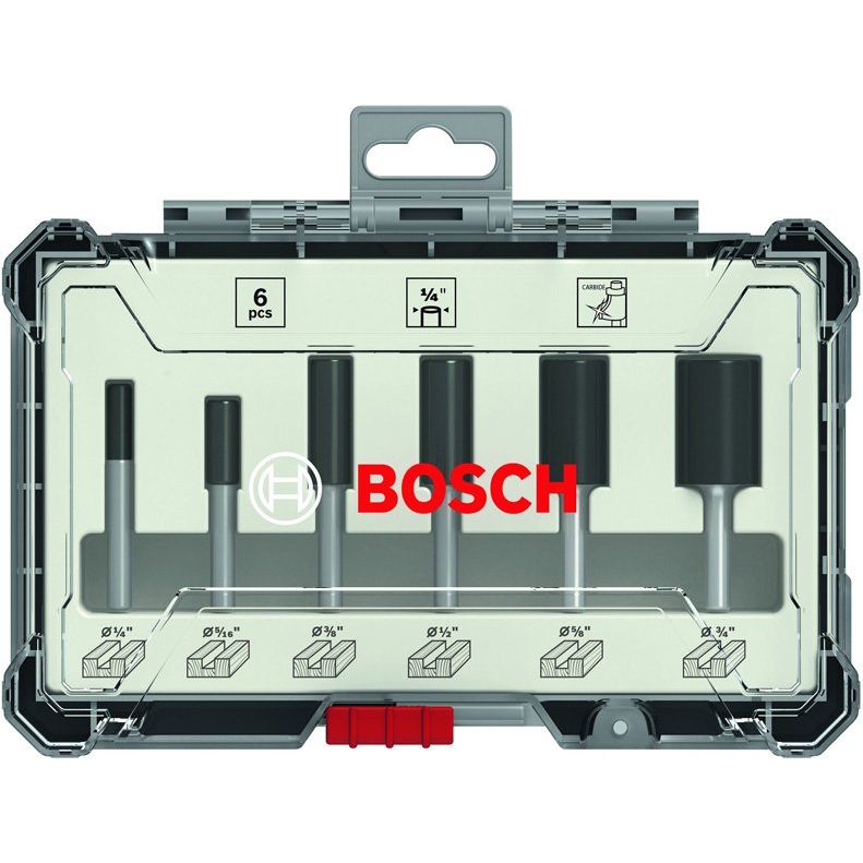 Bosch - Werkzeugset PRO Nutfräser-Set, Schaft 2607017467 1/4
