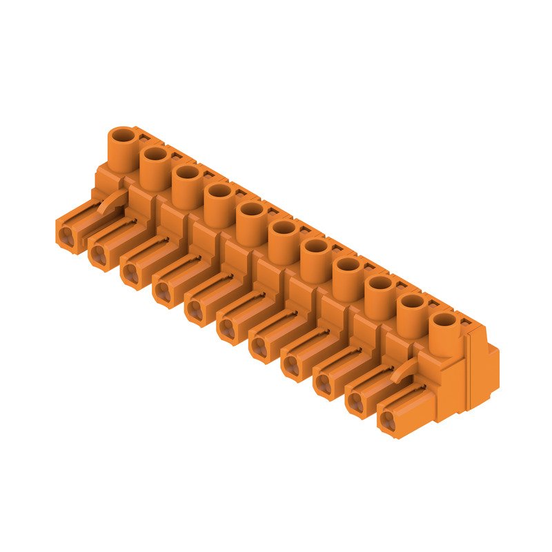 Weidmüller - Kabelsteckverbinder für Leiterplattensteckverbinder Verbinder 7.62mm BLZ 7.62H#1980570000 − 50 Stück