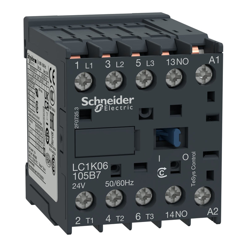 Schneider Electric - Leistungsschütz zum Schalten von Wechselstrom Leistungsschütz LC1K09105B7 3-polig, 1S