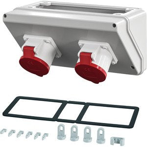 Hensel - Pultsystem Mi Connection Box Mi CB 13 2xCEE 32A,5p,400V,6h