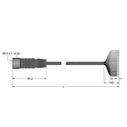 Turck - Konfektioniertes Sensor-Aktor-Kabel Passivverteiler CKM19-19-50/TXL − 1 Stück