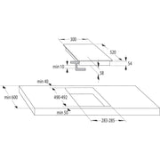 Gorenje - Kochfeld EB-Autark-Kochfeld Indukt. GI3201BC 30cm,2 Kochz