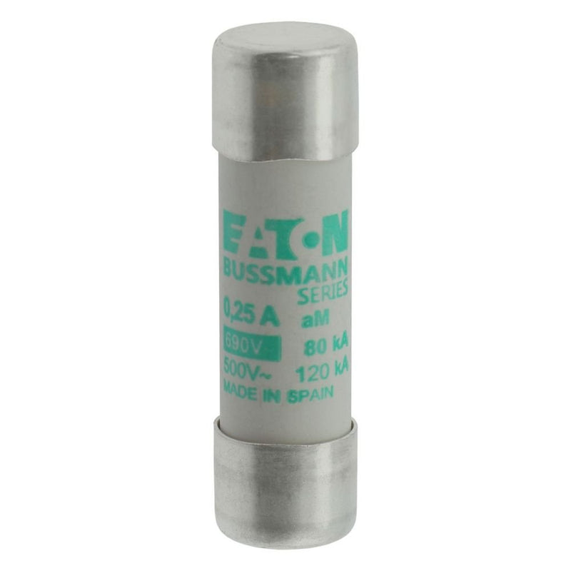 Eaton - Zylindrische Sicherung Sicherungseinsatz C14M0.25 0.25 A, AC 690 V − 10 Stück
