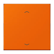 Jung - Abdeckung/Bedienelement für Installationsschalterprogramme Wippe 1fach m. Pfeilsymb. LC 990 P 224 orange (32080)